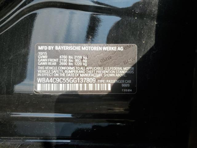 2016 BMW 428 XI GRA WBA4C9C55GG137809