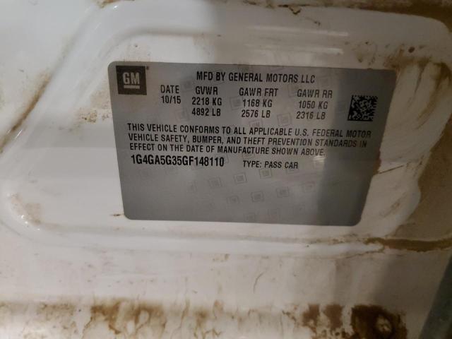 2016 BUICK LACROSSE #3287622018