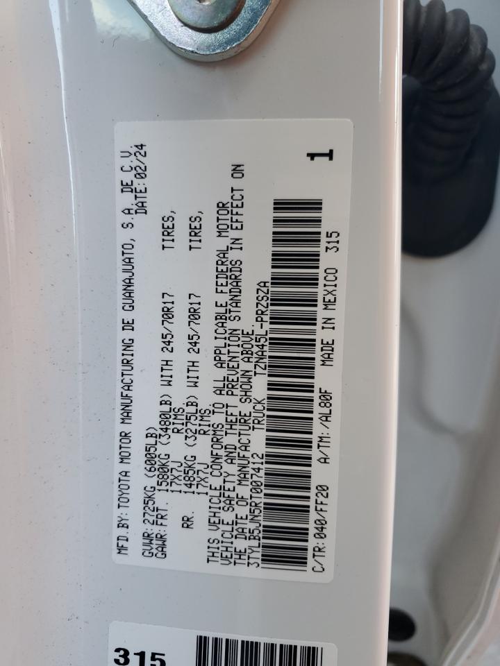 TOYOTA TACOMA DOUBLE CAB