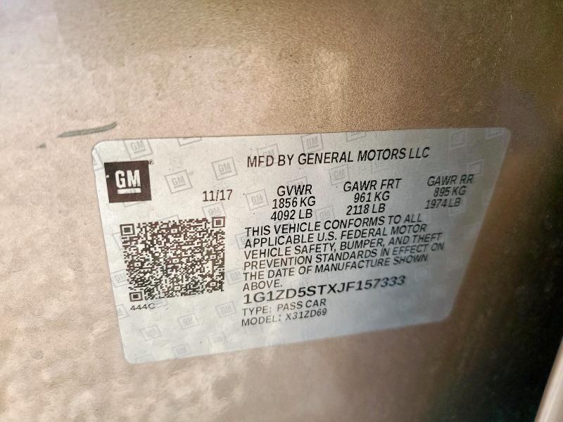 2018 CHEVROLET MALIBU LT #3301879423