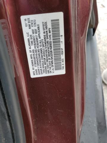 2016 HONDA ODYSSEY SE 5FNRL5H32GB168955