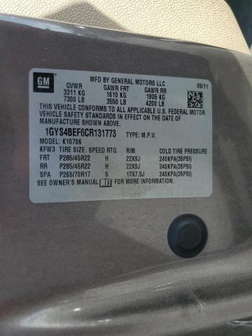 2012 CADILLAC ESCALADE L #3304931542