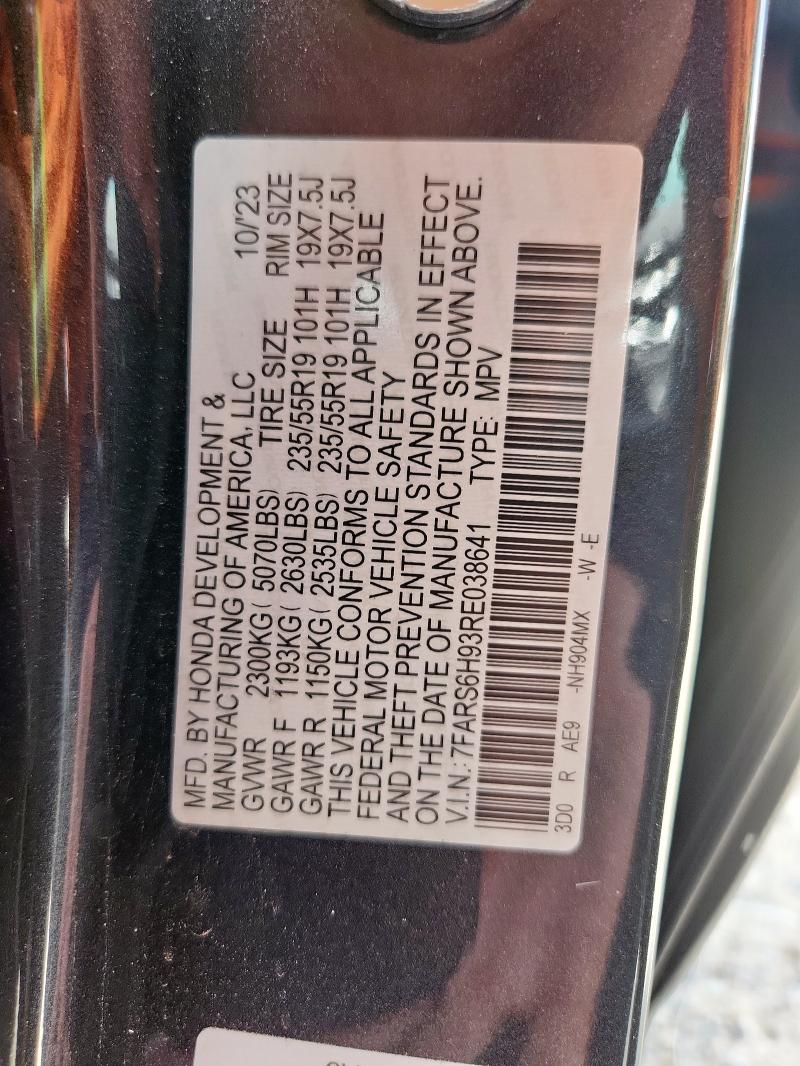 2024 HONDA CR-V SPORT - 7FARS6H93RE038641