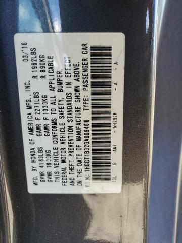 2016 HONDA ACCORD LX- #3287706013