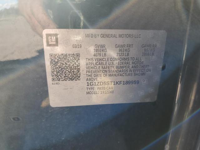 2019 CHEVROLET MALIBU LT #3284774536