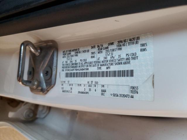 2017 FORD ESCAPE S #3317060012