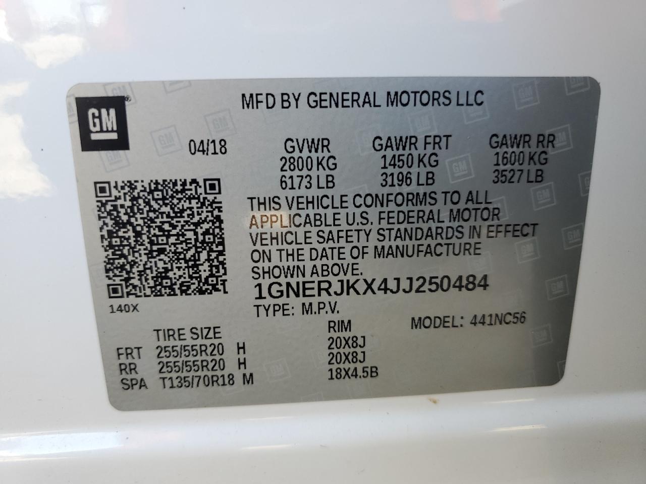 CHEVROLET TRAVERSE RS