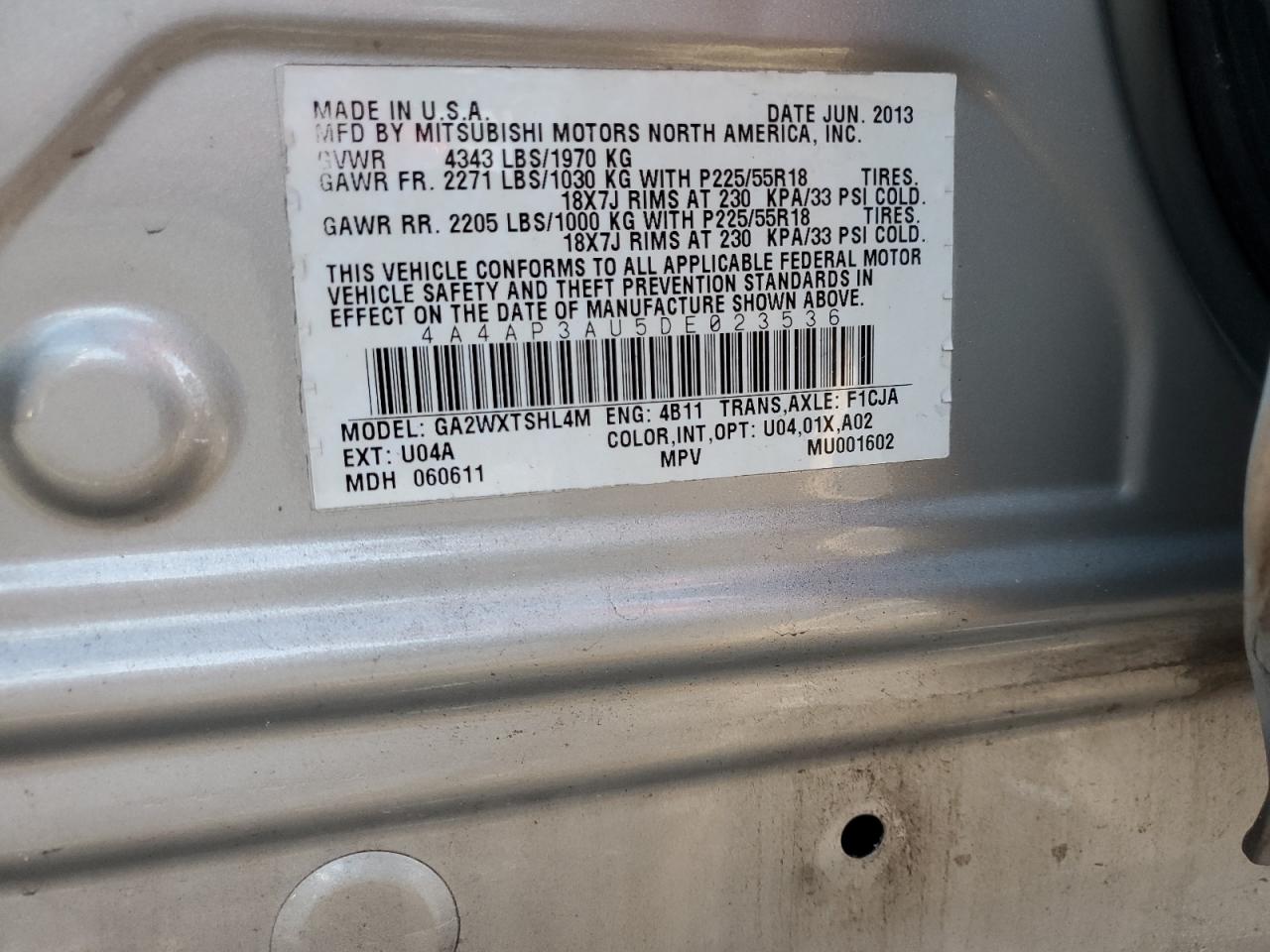 MITSUBISHI OUTLANDER ES