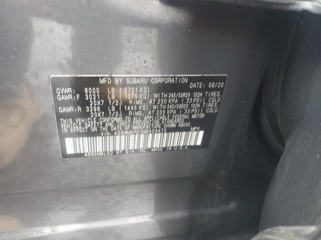 2021 SUBARU ASCENT LIM #3305571081