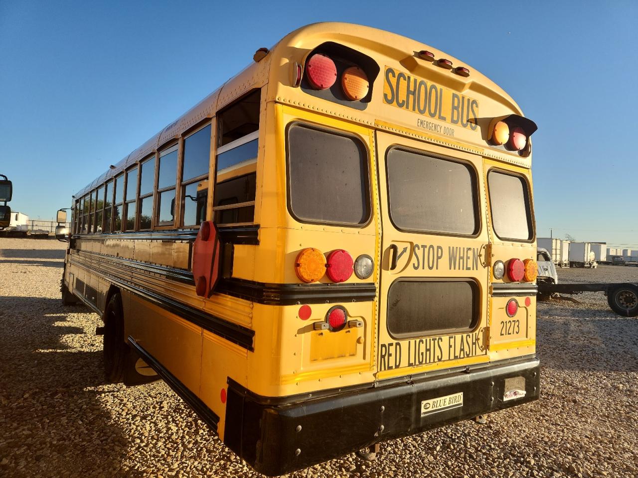 Lot #3305292303 2012 BLUE BIRD SCHOOL BUS