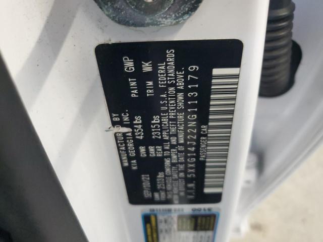 2022 KIA K5 LXS - 5XXG14J22NG113179