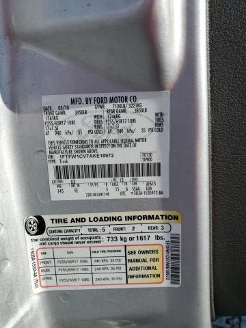 2010 FORD F150 SUPER - 1FTFW1CV7AKE18972