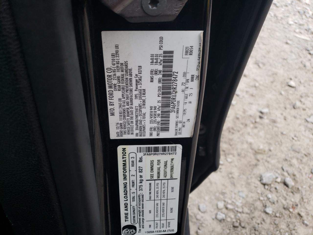 FORD FUSION TITANIUM HEV