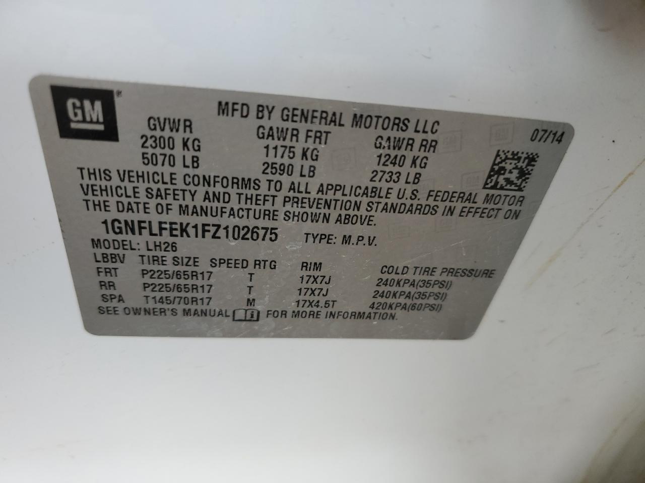 CHEVROLET EQUINOX LT