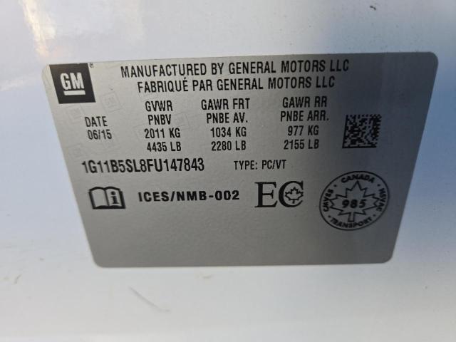 2015 CHEVROLET MALIBU LS - 1G11B5SL8FU147843