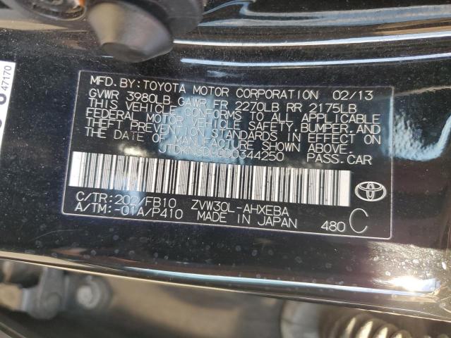 2013 TOYOTA PRIUS - JTDKN3DU0D0344250