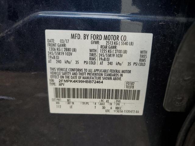 2017 FORD EDGE TITAN #3297218387