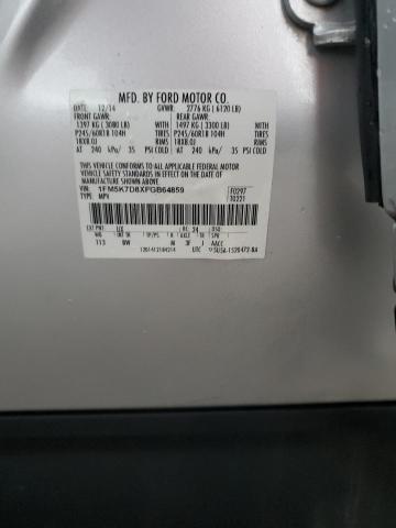 2015 FORD EXPLORER X #3290265220