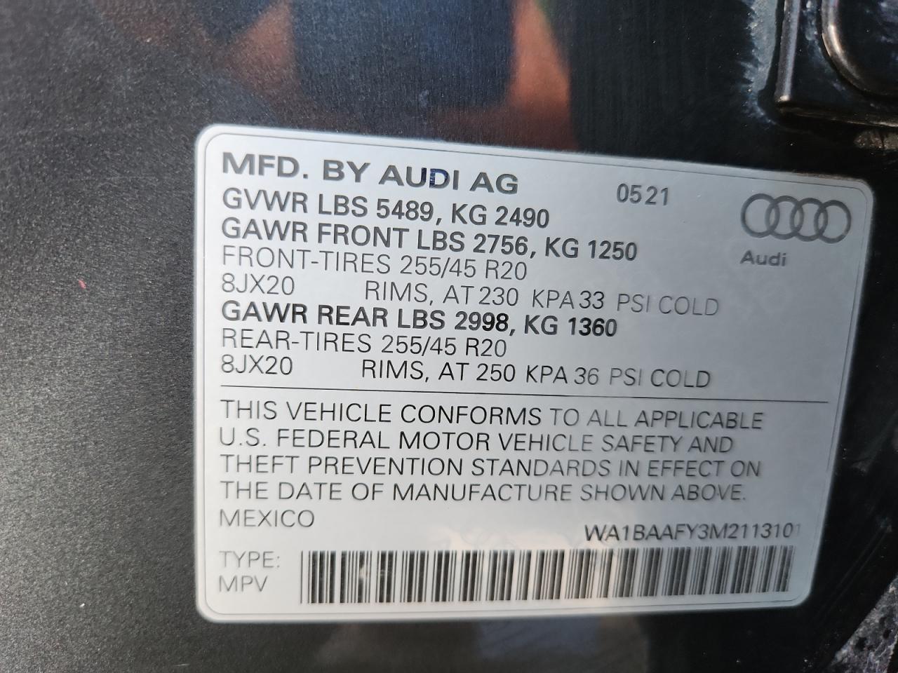 AUDI Q5 PREMIUM PLUS