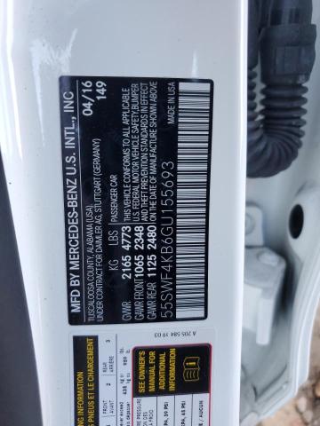 2016 MERCEDES-BENZ C 300 4MATIC 55SWF4KB6GU155693