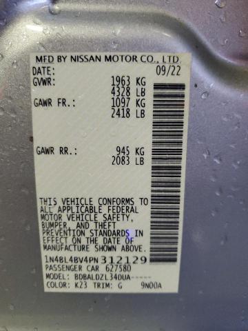 2023 NISSAN ALTIMA S 1N4BL4BV4PN312129