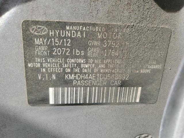 2013 HYUNDAI ELANTRA GL #3284027810