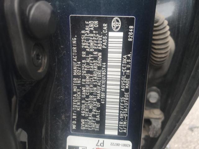 2014 TOYOTA CAMRY L #3296536335