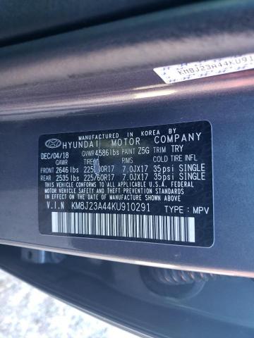 2019 HYUNDAI TUCSON SE - KM8J23A44KU910291