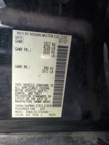 2017 NISSAN ALTIMA 2.5 - 1N4AL3AP9HC291199