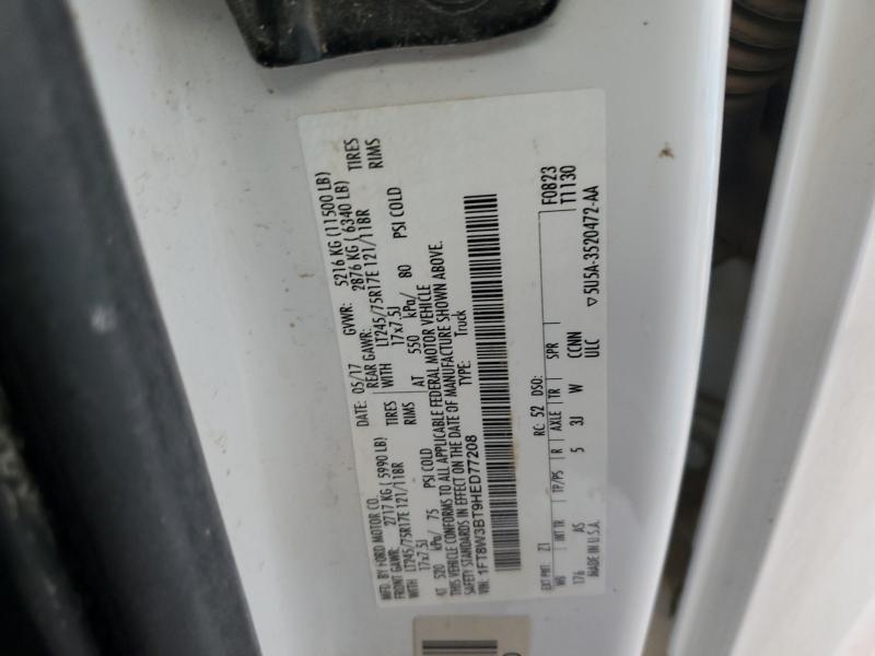 2017 FORD F350 SUPER DUTY - 1FT8W3BT9HED77208