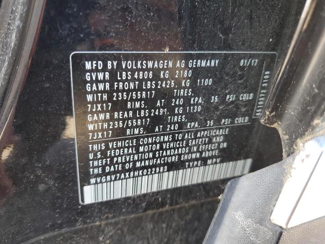 2017 VOLKSWAGEN TIGUAN WOL WVGRV7AX8HK022983