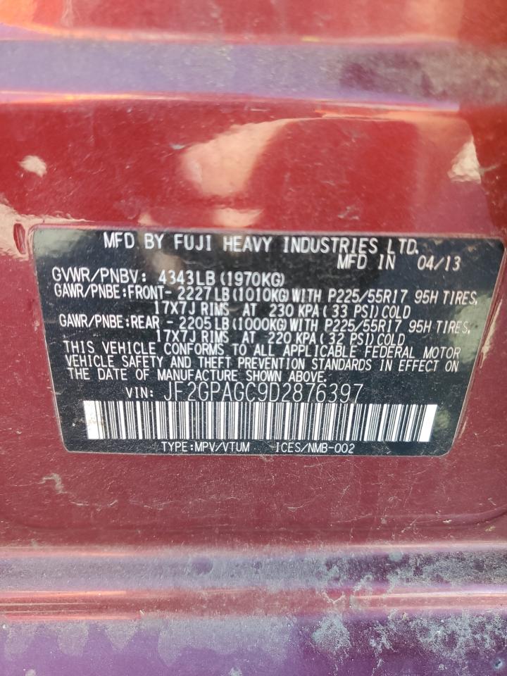 SUBARU XV 2.0 LIMITED