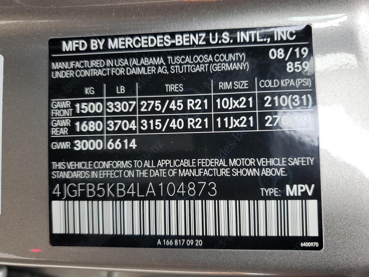 MERCEDES-BENZ GLE-CLASS 450 4MATIC