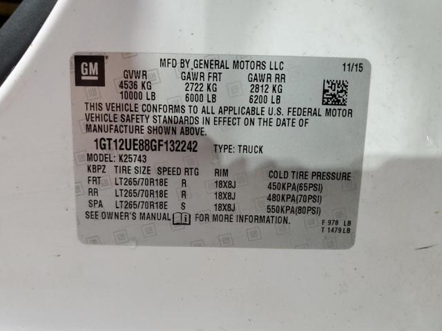 2016 GMC SIERRA K25 #3303779446