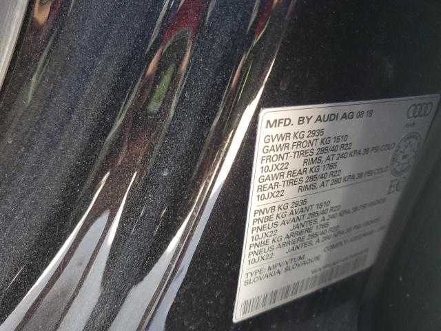 2019 AUDI Q8 PRESTIG - WA1FVAF14KD004978