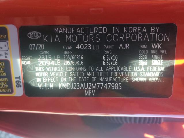 2021 KIA SOUL LX - KNDJ23AU2M7747985