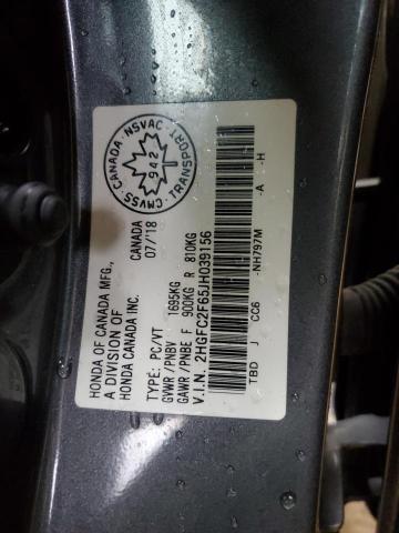 2018 HONDA CIVIC LX - 2HGFC2F65JH039156