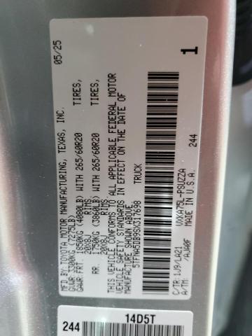 2025 TOYOTA TUNDRA CRE - 5TFNA5DB9SX317698