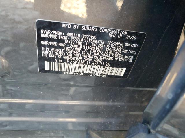 2020 SUBARU FORESTER SPORT JF2SKAMC1LH503136