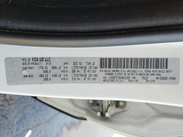 2019 RAM 1500 REBEL - 1C6SRFET6KN831035