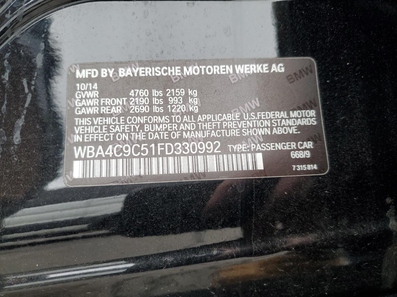 BMW 4 SERIES XI GRAN COUPE SULEV