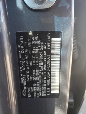 2017 HYUNDAI TUCSON LIM - KM8J3CA46HU596021