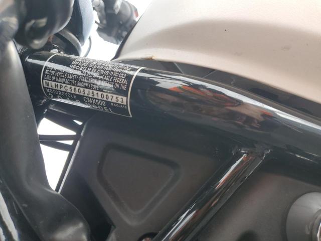 2018 HONDA CMX500 - MLHPC5605J5100753