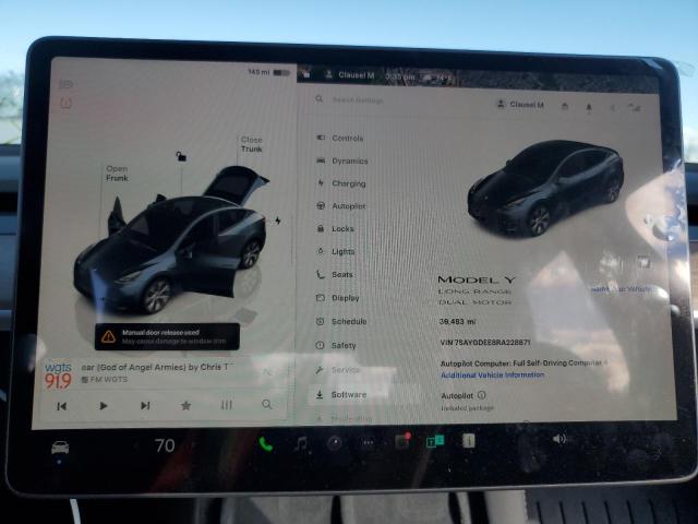 2024 TESLA MODEL Y - 7SAYGDEE8RA228871