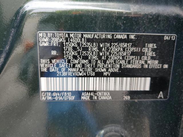 2013 TOYOTA RAV4 LE - 2T3BFREVXDW041768