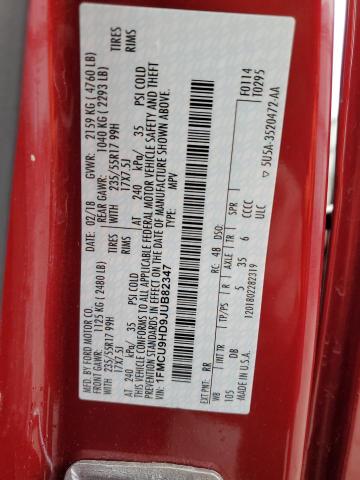 2018 FORD ESCAPE SEL - 1FMCU9HD9JUB82347