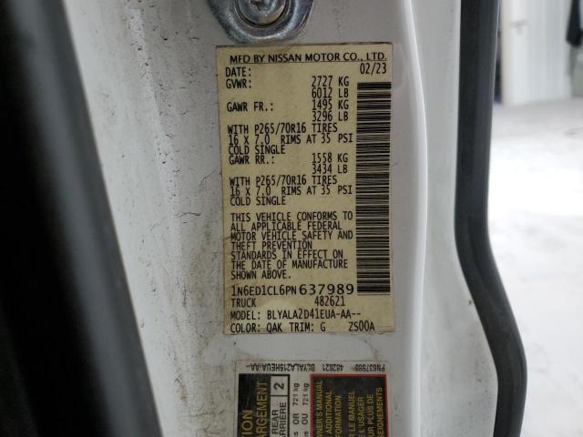 2023 NISSAN FRONTIER S 1N6ED1CL6PN637989