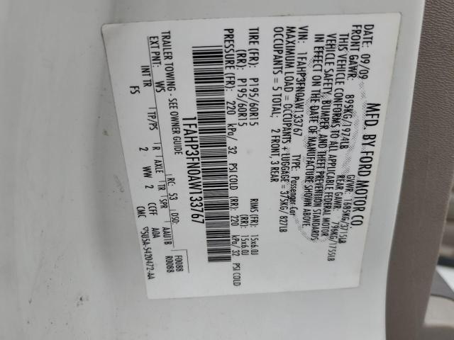 2010 FORD FOCUS SE #3282604883