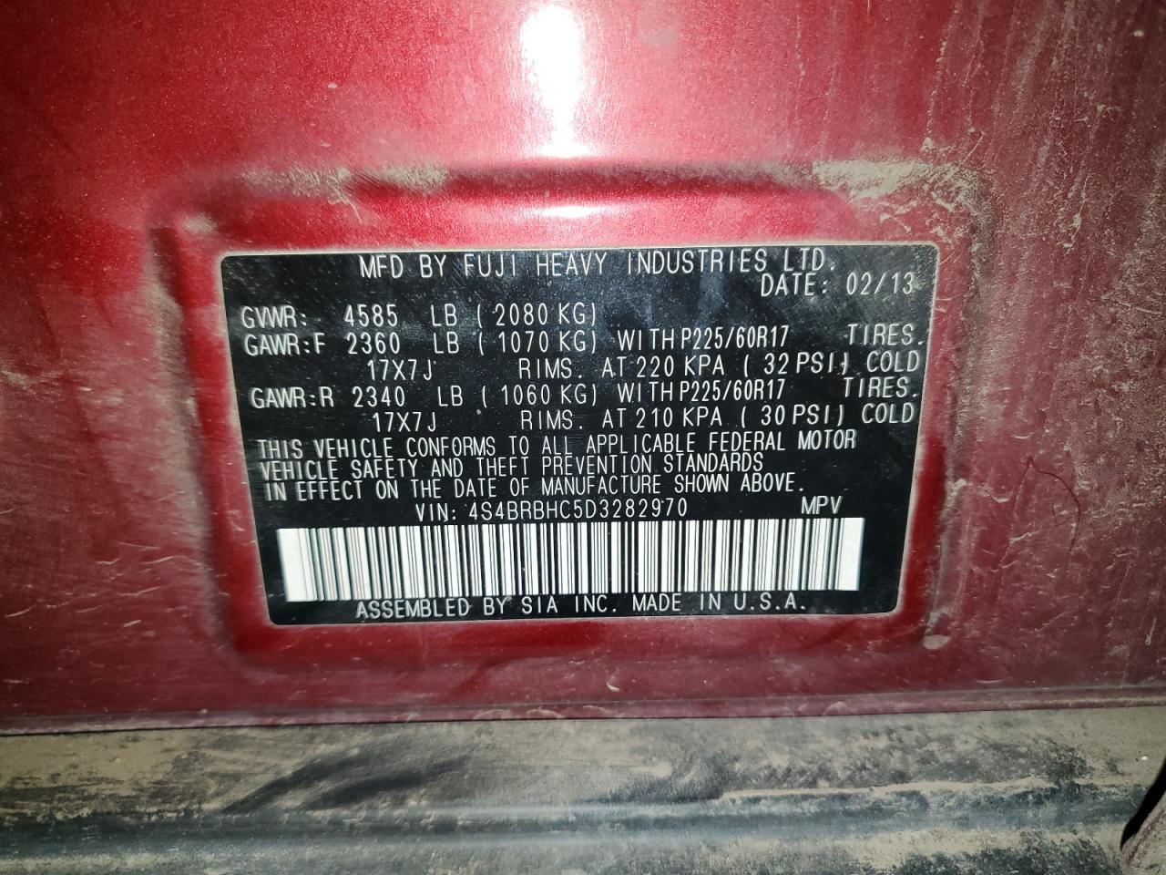 SUBARU OUTBACK 2.5I PREMIUM