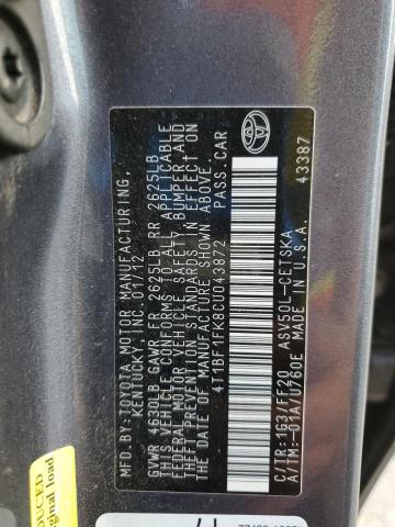 2012 TOYOTA CAMRY BASE - 4T1BF1FK8CU043872